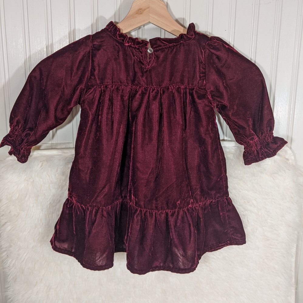 Peek Velvet Dress